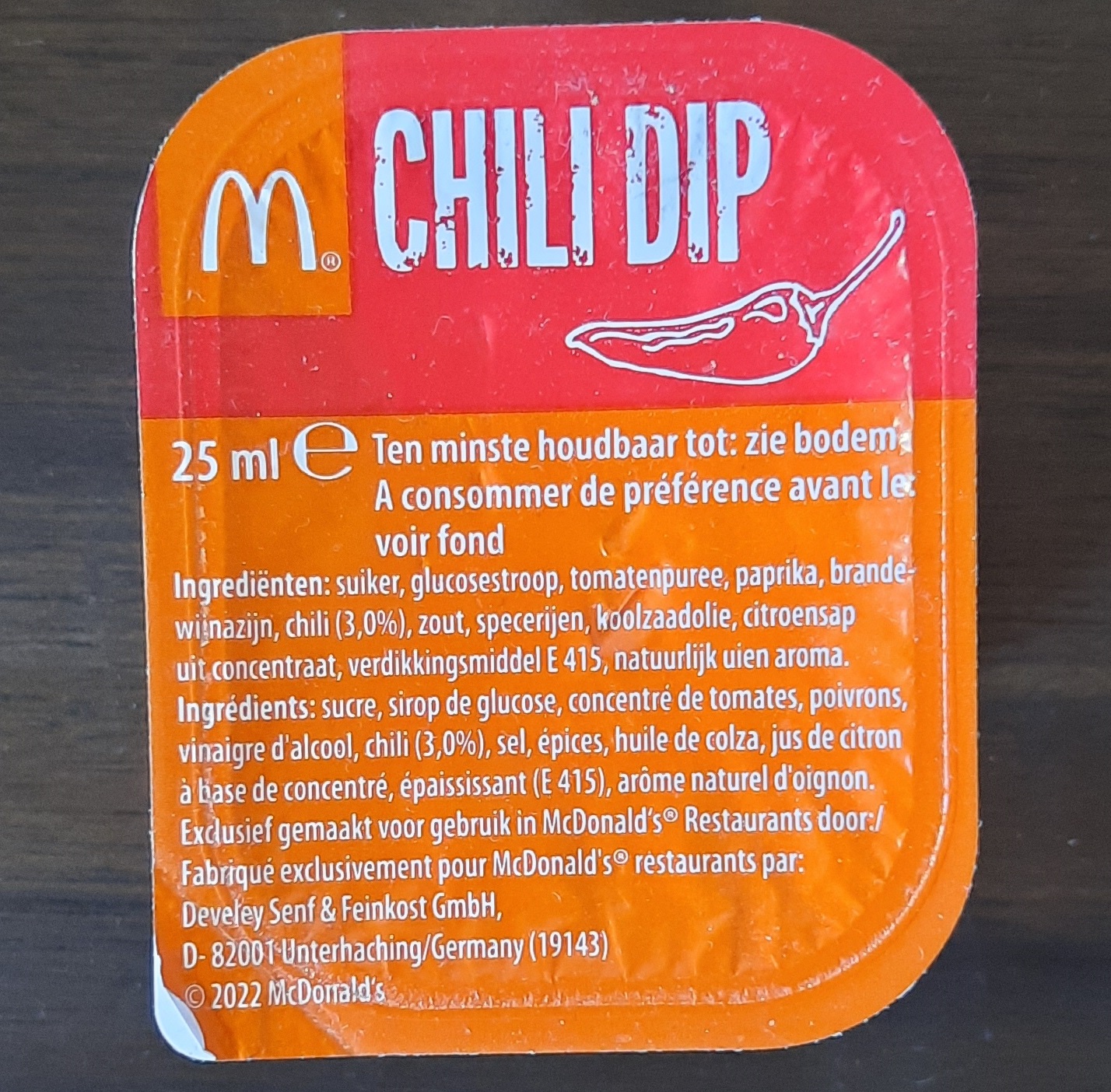 Mac Donals Chili saus